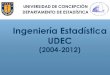 Ingeniería Estadística UDEC