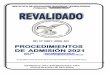 PROCEDIMIENTOS DE ADMISIÓN 2021 - IESTP Argentina