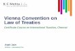 Vienna Convention on the Law of Treaties 1969 - KC Mehta 