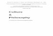 Culture & Philosophy