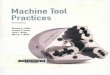 Machine tool practices