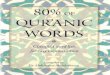 80% of quranic words