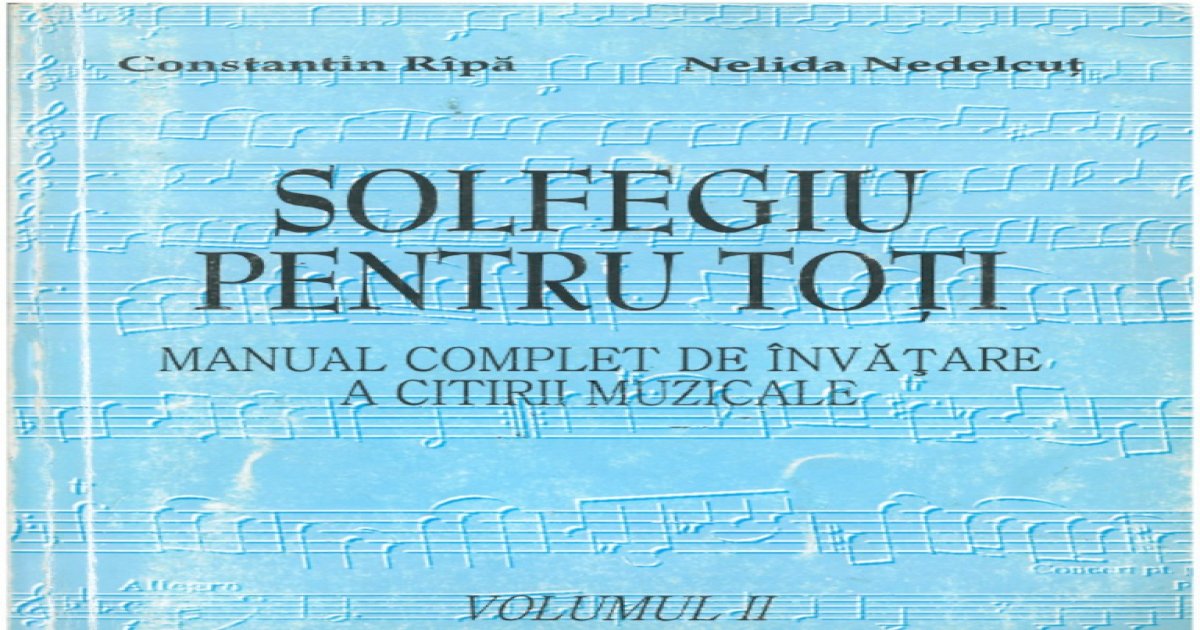 stay Systematically cease PDF) Solfegiu pt toti v 2.pdf - PDFSLIDE.NET