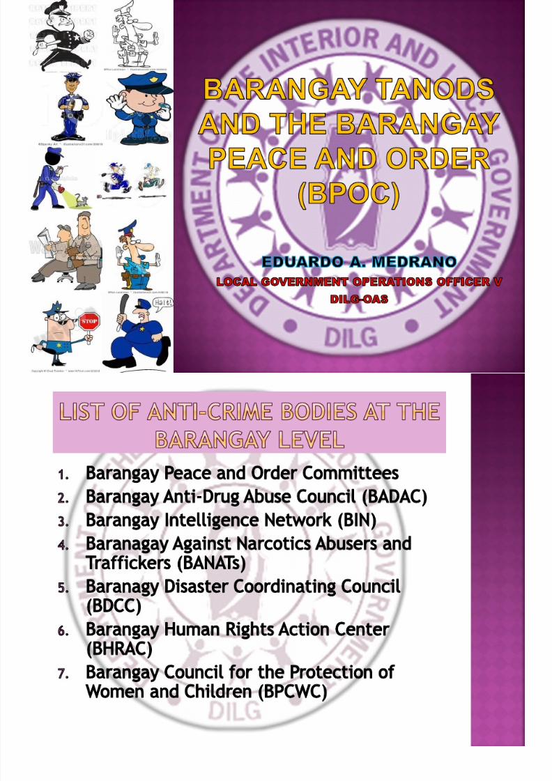thesis about peace and order in barangay pdf