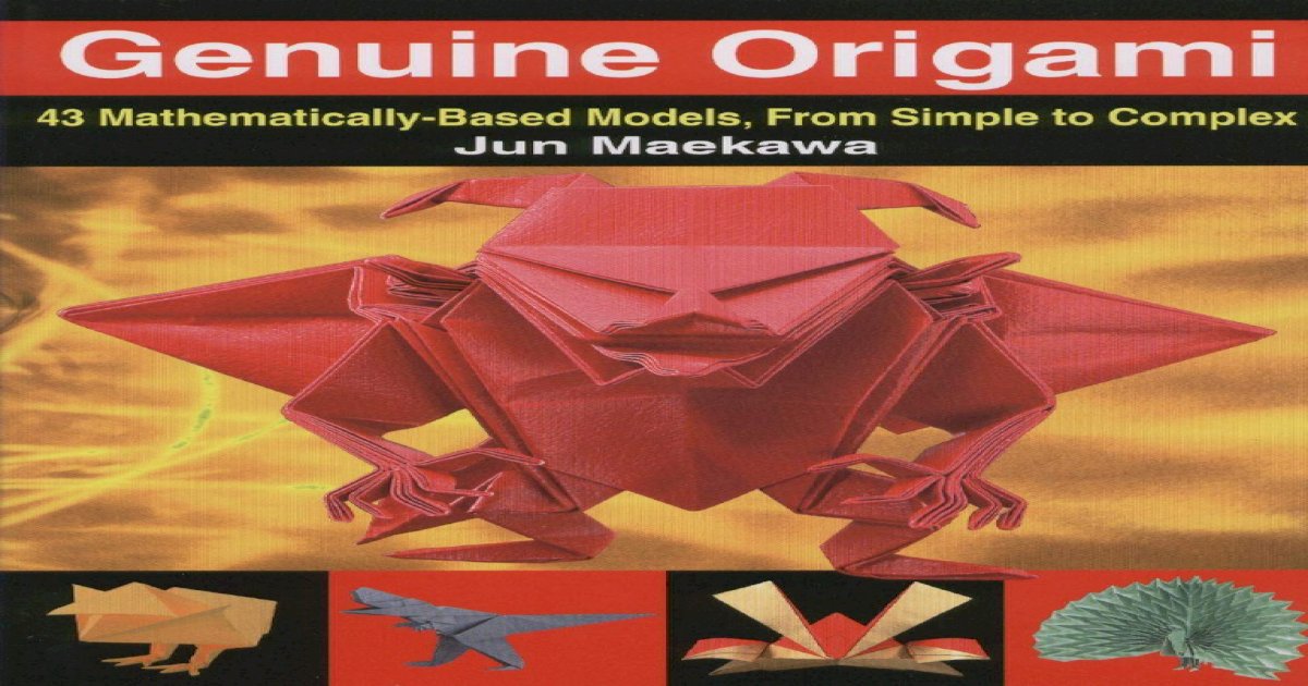 Genuine Origami - Jun Maekawa