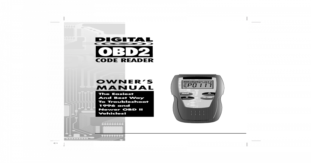 Innova 3100 OBDII Code Reader Manual