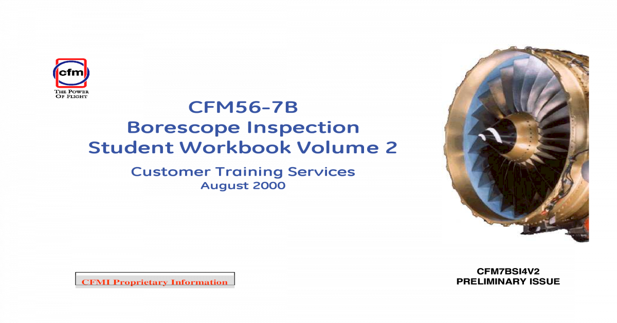 cfm56 7b maintenance manual