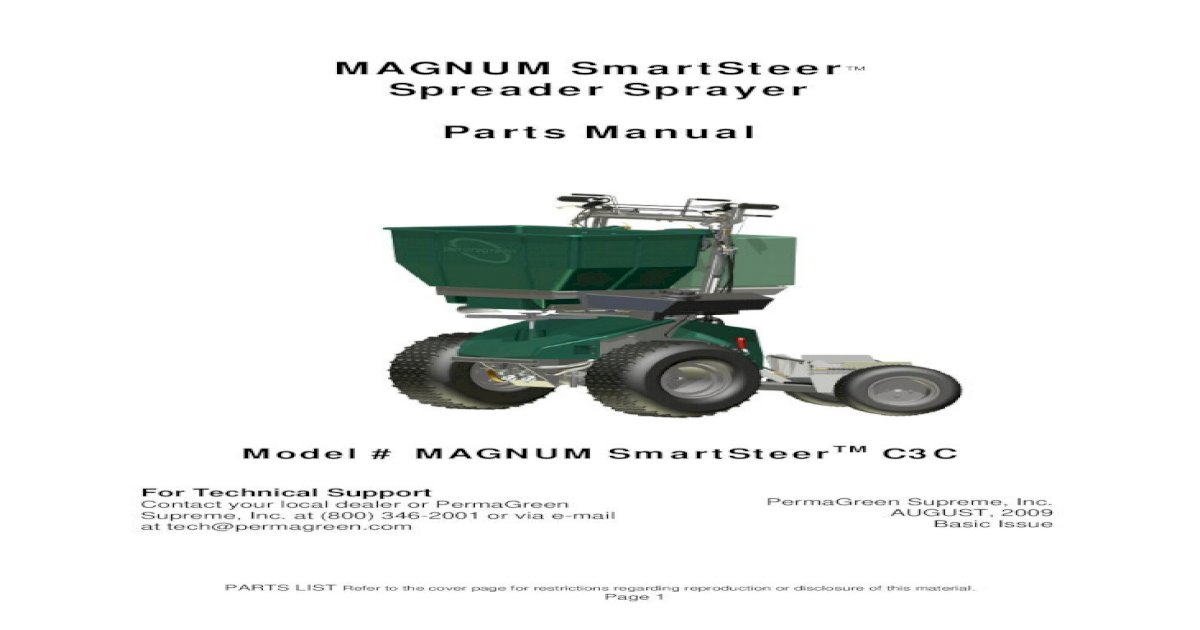 PermaGreen Magnum Pump Kit P442068