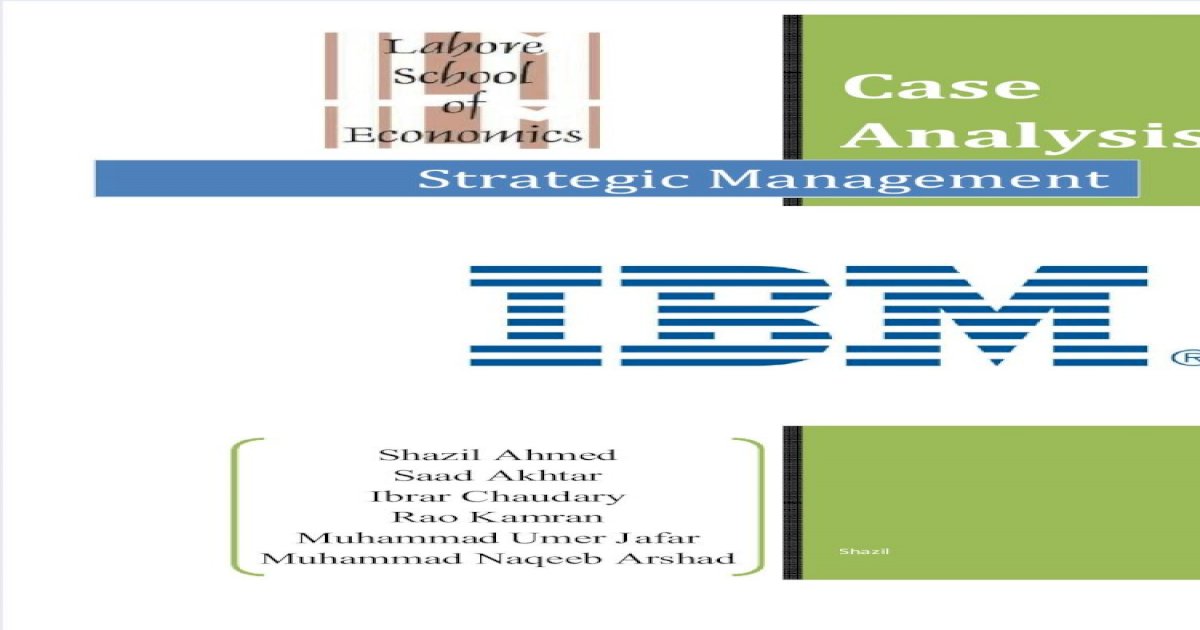 ibm business strategy case study