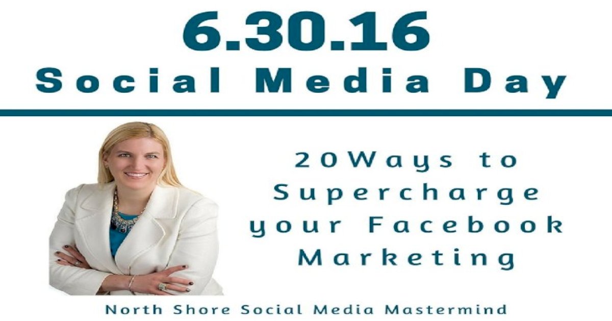 20 Ways to Supercharge Your Facebook Marketing - UPDATED